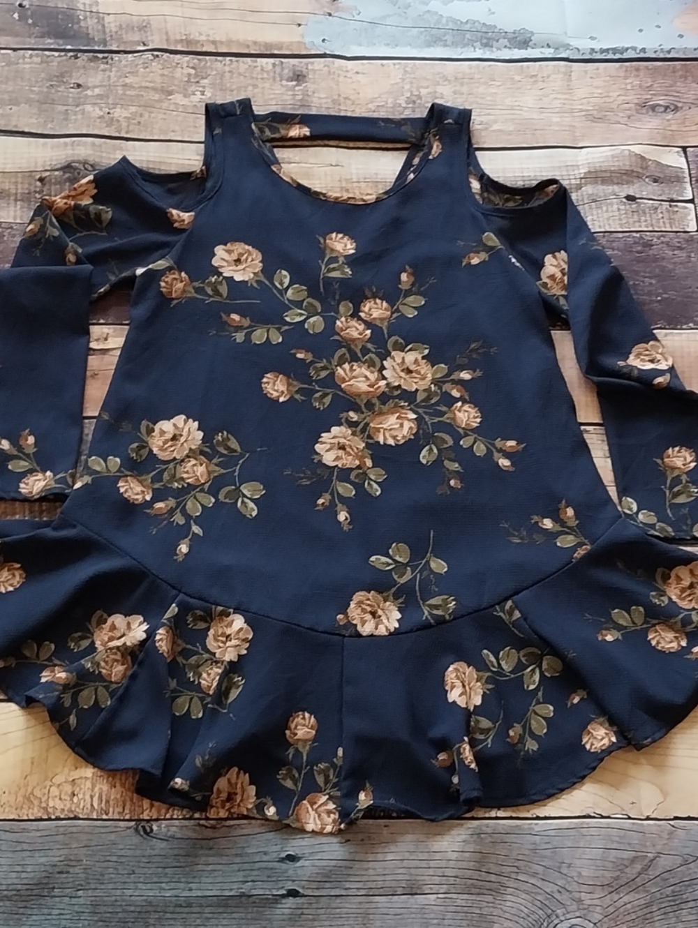 Altar’d State - Navy Floral Shift Dress